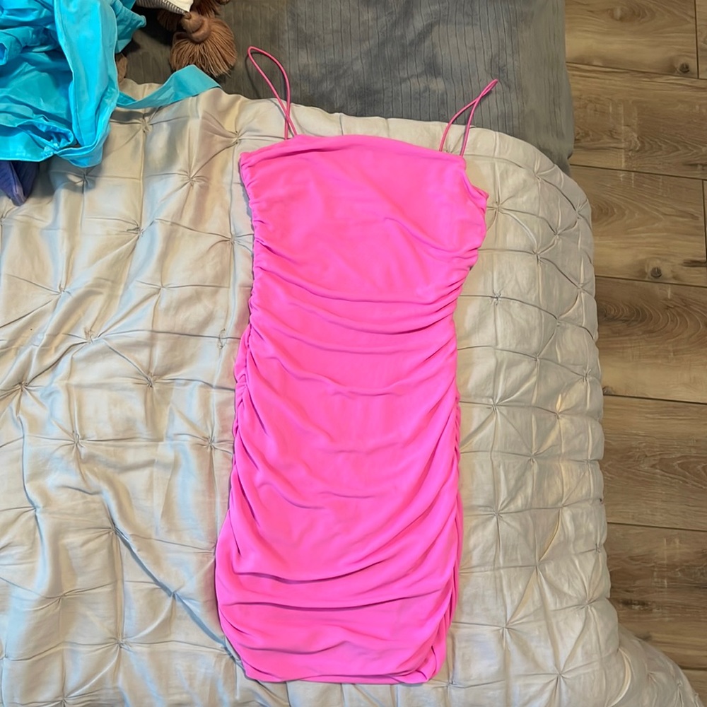 Princess polly pink dress size two